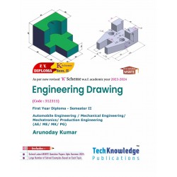 Engineering Drawing K Scheme MSBTE First Year Sem 2